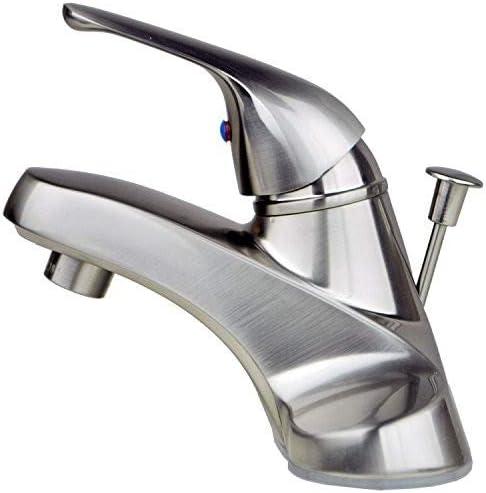 Centerset Single-handle Bathroom Faucet with Drain Assembly