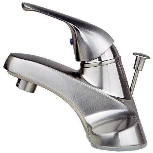 Laguna Brass Centerset Single-handle Bathroom Faucet with Drain Assembly 2040EBN