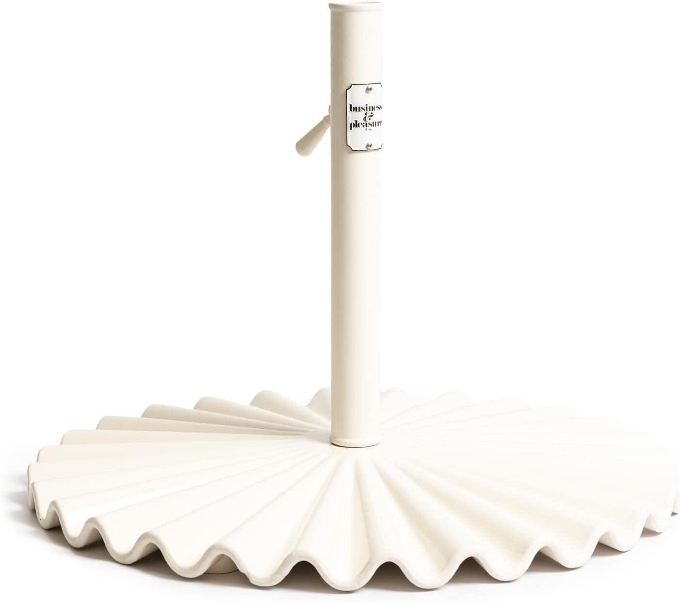 Clamshell Umbrella Base by Business & Pleasure Co. - White