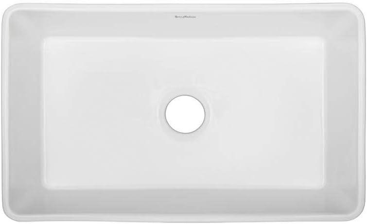 Delice 30 x 18 Ceramic, Farmhouse Kitchen Sink with Apron