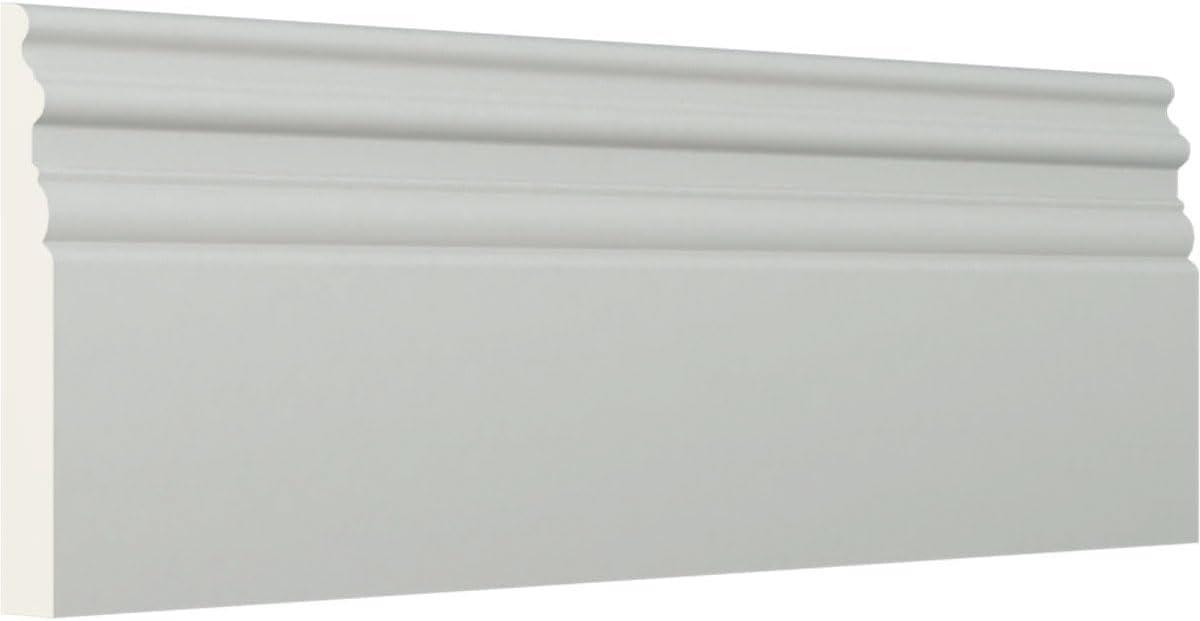 7 3/8"H x 1"P x 94 1/2"L Hillsborough Baseboard Moulding (8-Pack)