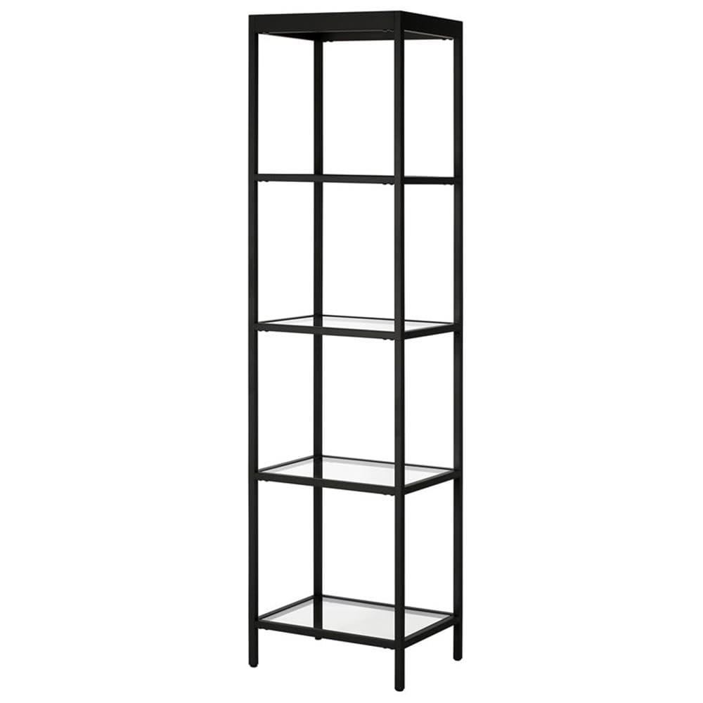 Blackened Bronze 70" Quintuple-Tier Rectangular Étagère