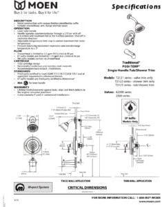 Moen Traditional Mediterranean Bronze Posi-Temp(R) Tub/Shower