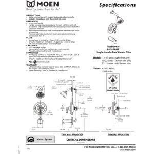 Moen Traditional Mediterranean Bronze Posi-Temp(R) Tub/Shower