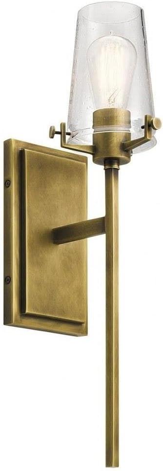 Kichler Lighting Alton 1 - Light Sconce in  Natural Brass