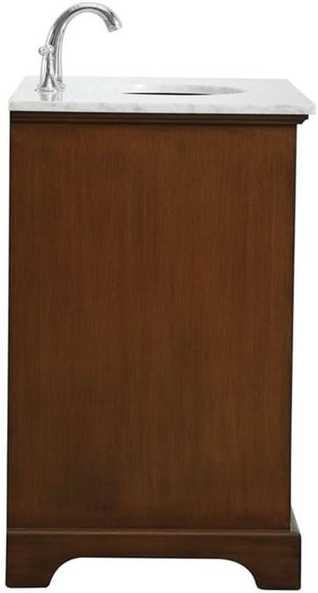 Hermes 36'' Single Bathroom Vanity with Marble Top