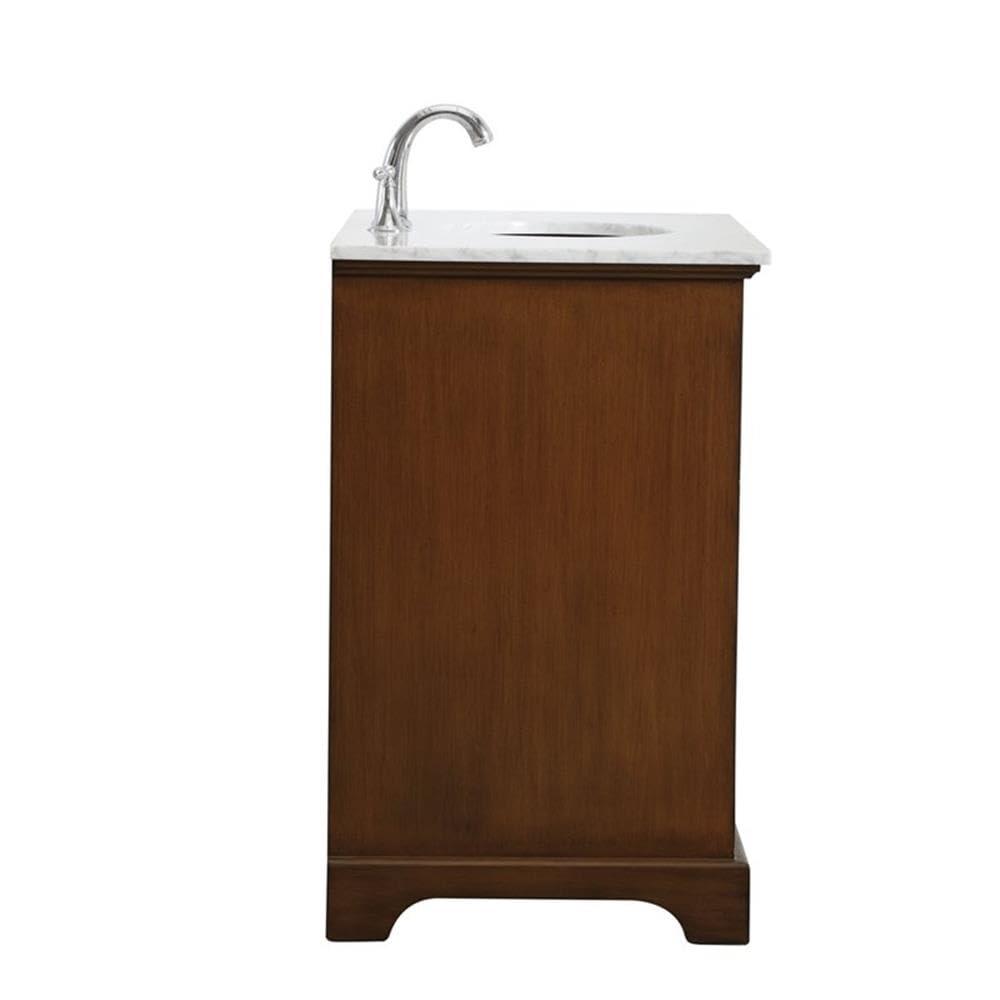 Hermes 36'' Single Bathroom Vanity with Marble Top