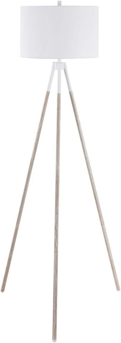 Idalia 61" Floor Lamp - Walnut - Safavieh