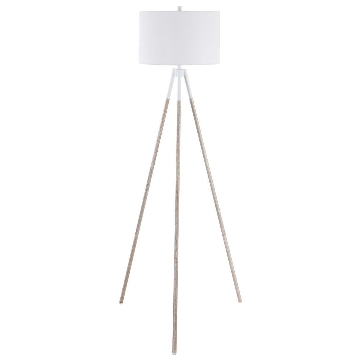 Idalia 61" Floor Lamp - Walnut - Safavieh