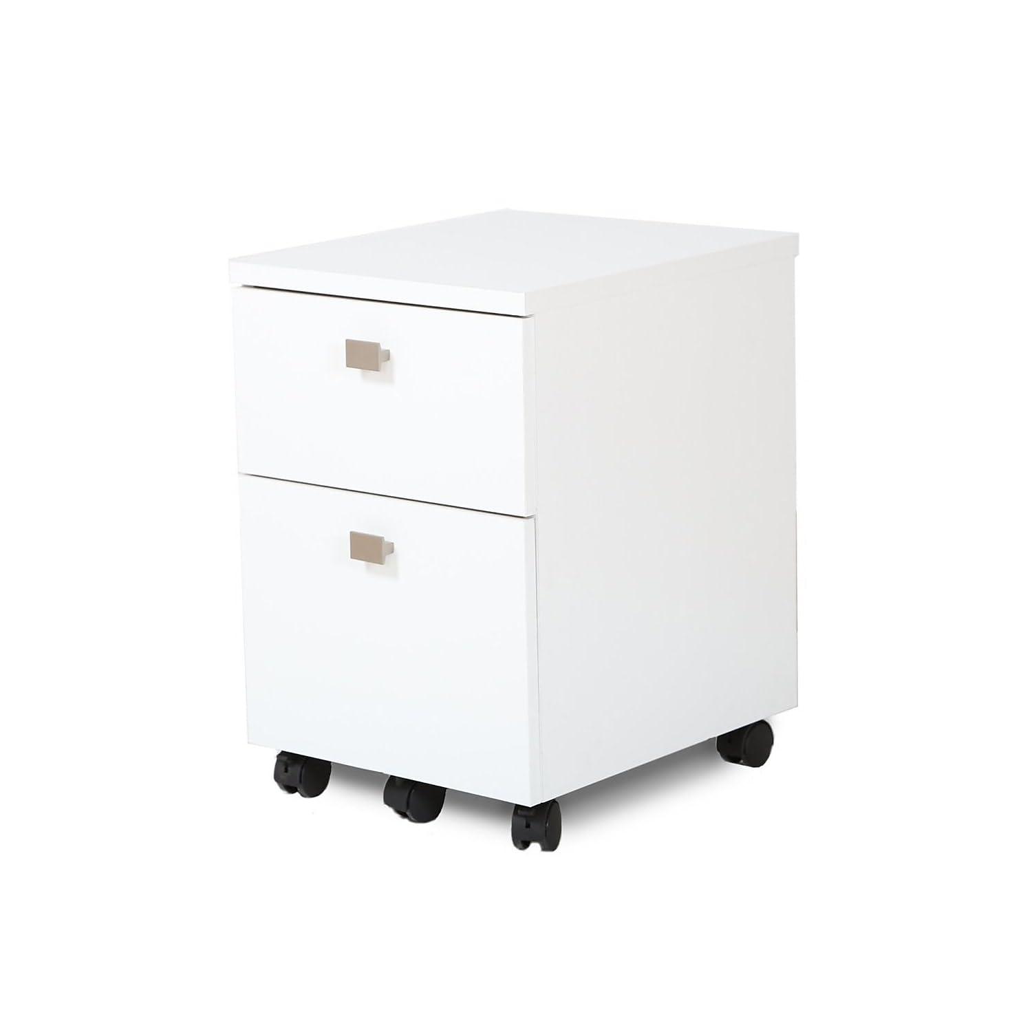Interface 2 Drawer Mobile File Cabinet - South Shore