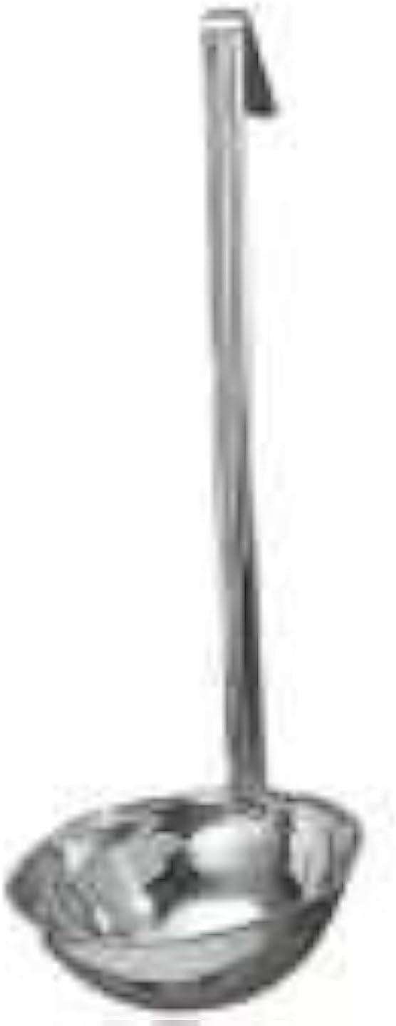 12.25" Silver Stainless Steel Soup Ladle