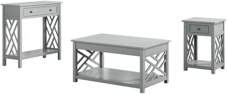 Coventry 36" Coffee Table, End Table and Console/TV Table, Set of 3