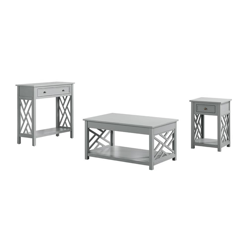 Coventry 36" Coffee Table, End Table and Console/TV Table, Set of 3
