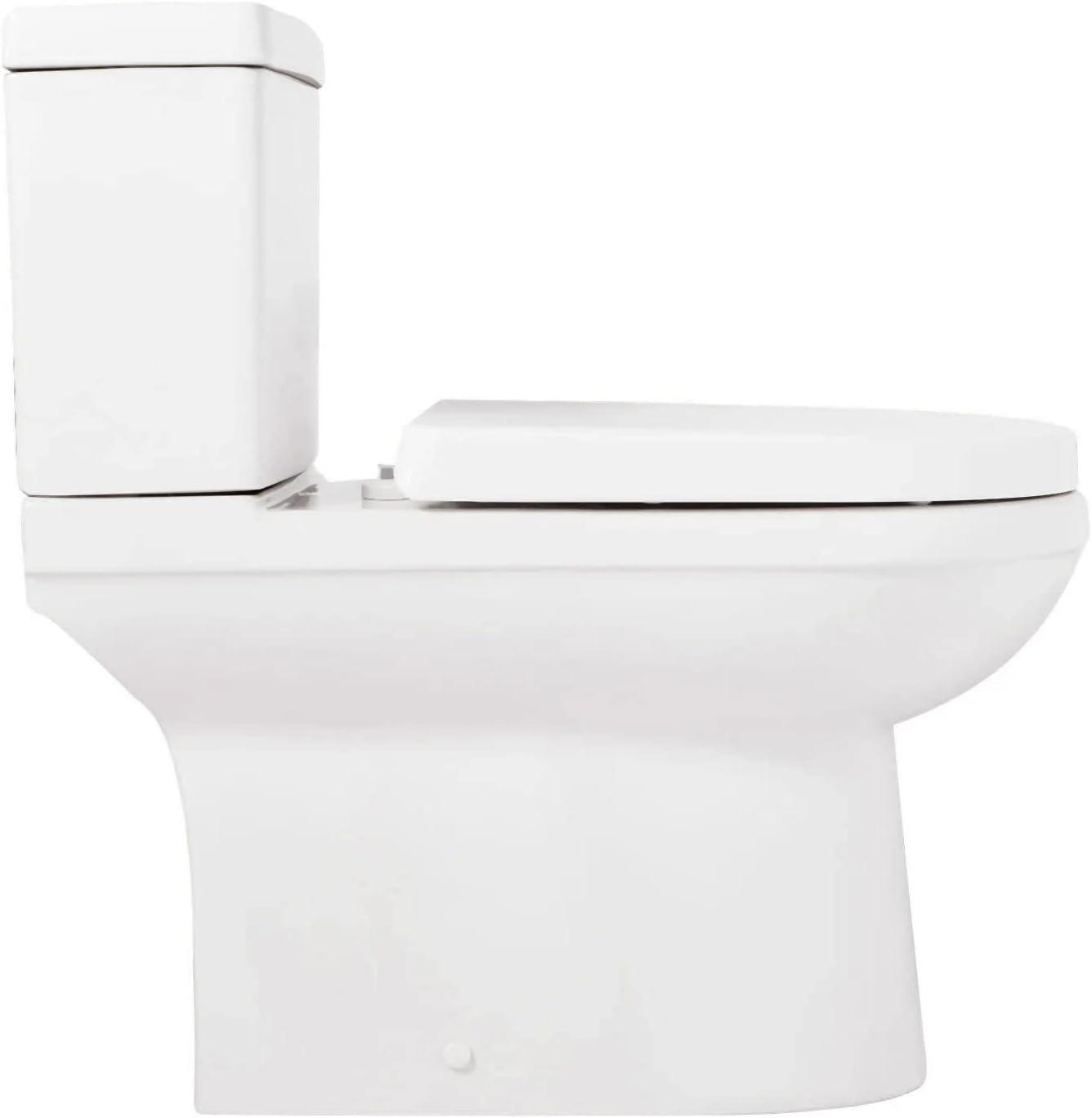 Signature Hardware 948436-12 Milazzo 1.28 Gpf Two Piece Elongated Skirted Chair Height