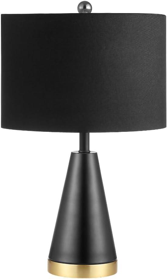 Penla Table Lamp (Set of 2) - Black/Brass Gold - Safavieh.