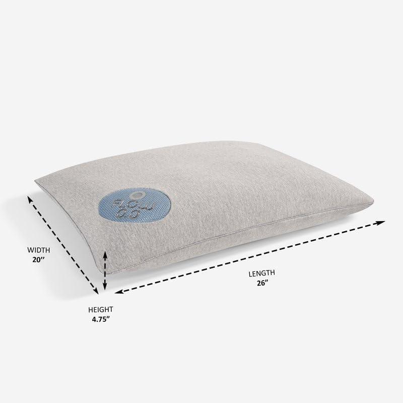 Bedgear Flow Performance Pillow - Breathable Bed Pillow - Medium - Washable Cover