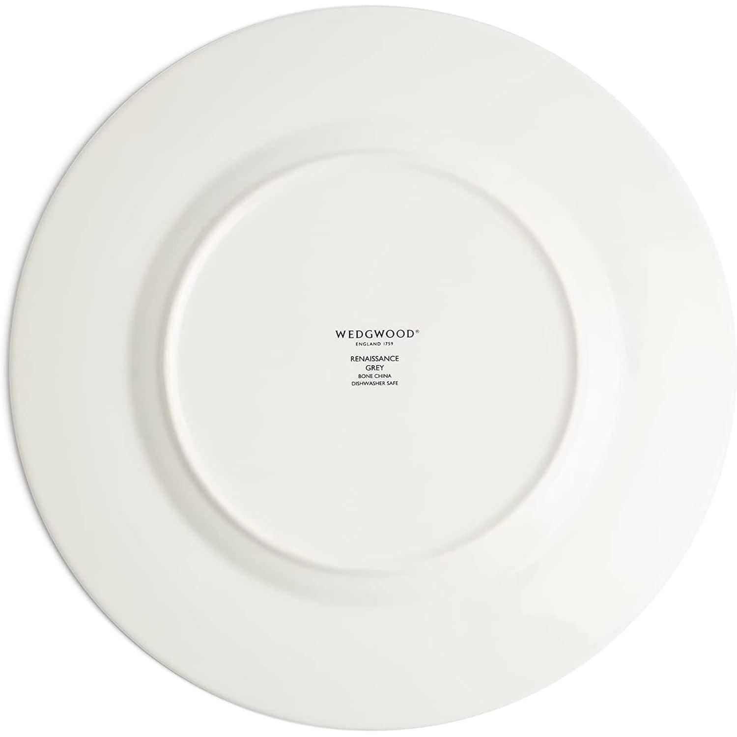 Wedgwood Renaissance Grey 10.76" Dinner Plate | Wayfair