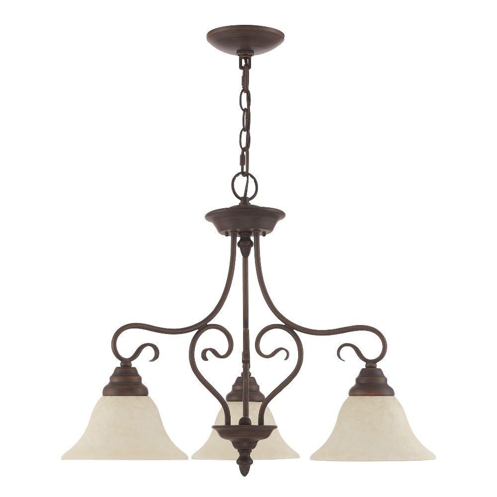 Livex Lighting Coronado 3 - Light Chandelier in  Brushed Nickel