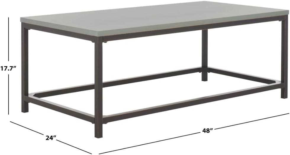 Auton Solid Wood Top Coffee Table