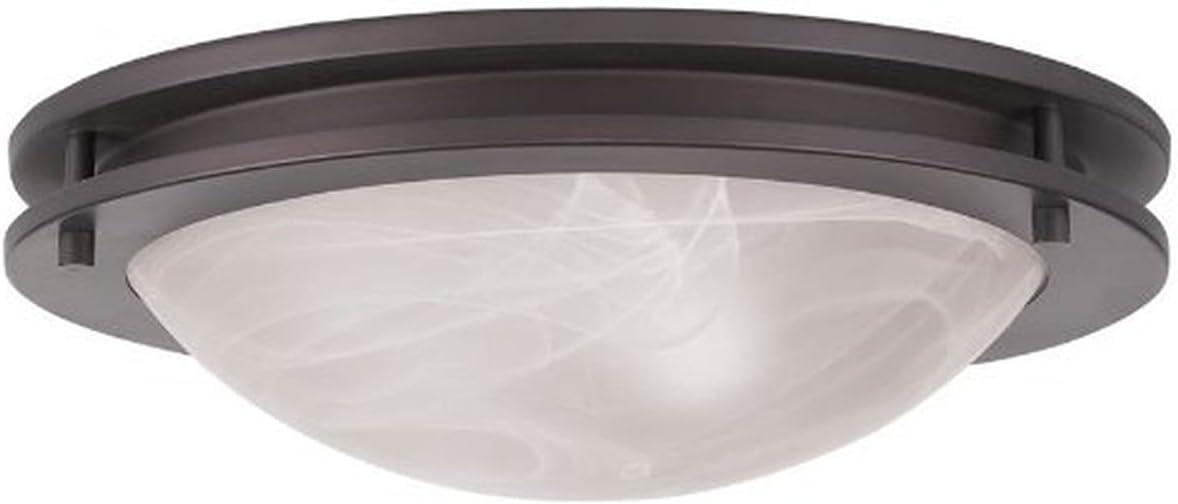 Livex Lighting Ariel 2 - Light Flush Mount in  Bronze