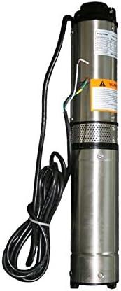 Stainless Steel 2-HP 230V Submersible Well Pump with Nylon Impeller