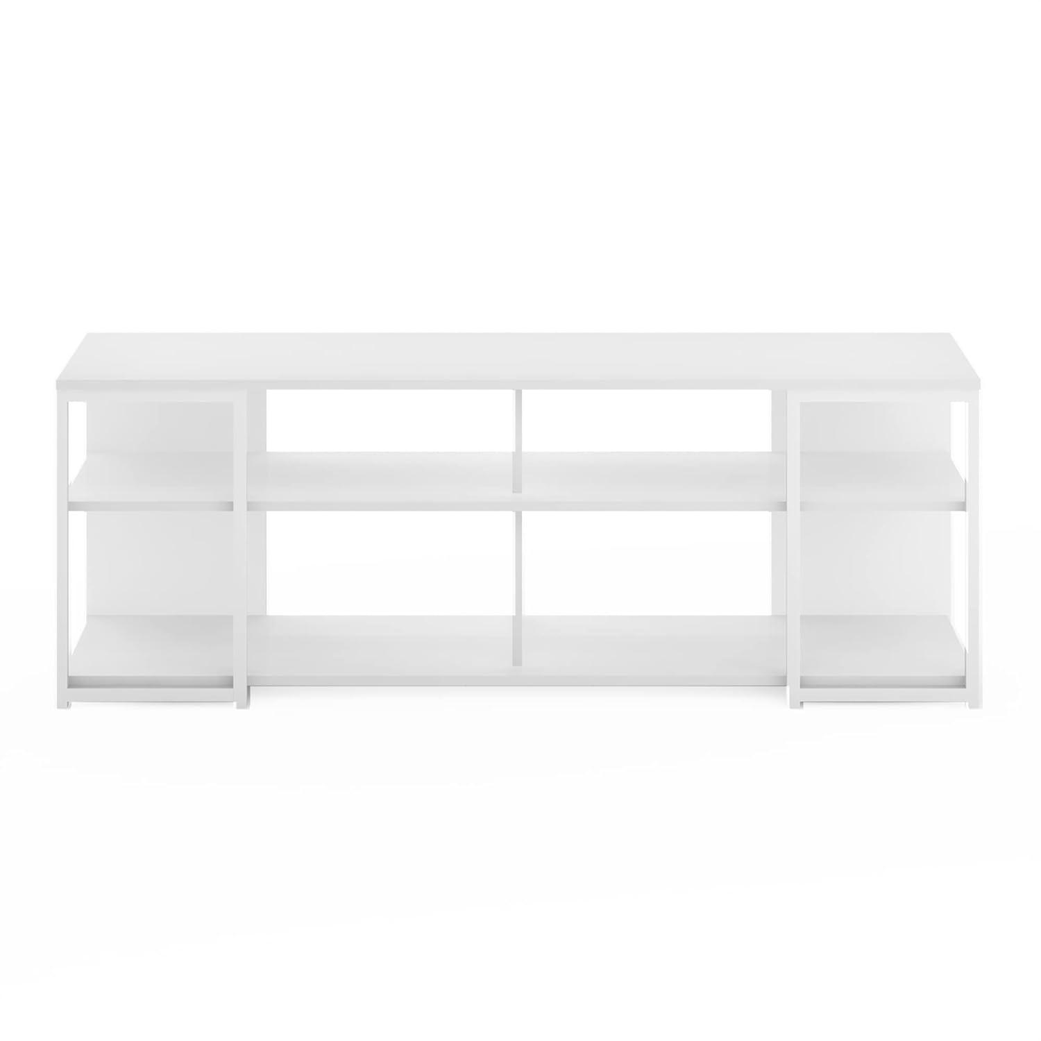 HomeStock Tv Stand For Tvs Up To 65 Inch-Finish:Solid White/White
