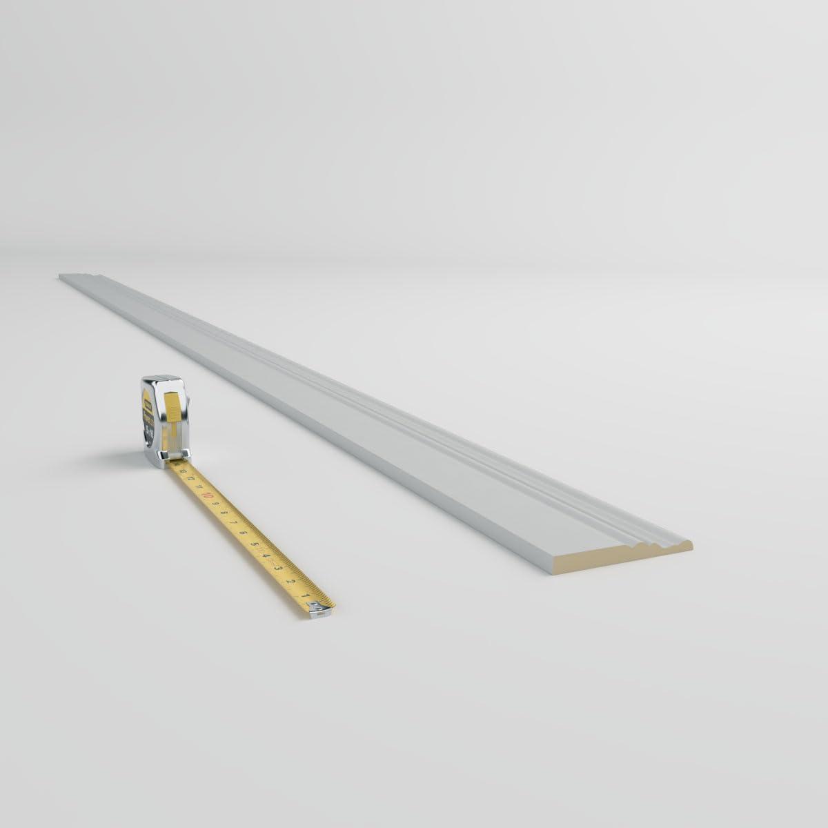 Ekena Millwork 4 1/2"H x 1/2"P x 94 1/2"L Kepler Baseboard Moulding
