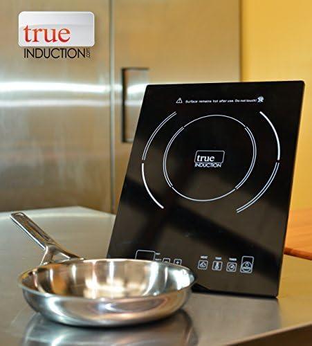 True Induction TI-1B Built-In UL858 Certified, 12-inch Single Induction Cooktop 1750W Glass-Ceramic Top