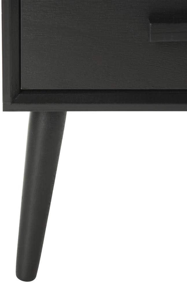 Pomona 3 Drawer Accent Table - CHS5700 - Black - Safavieh
