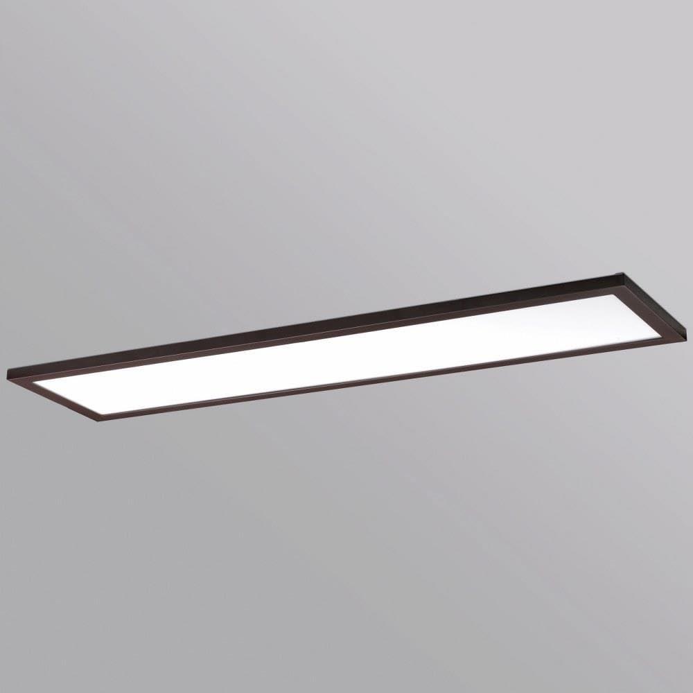 Maxim 57764WTBZ 12 x 48 in. Sky Panel LED 3000K Flush Mount, Bronze