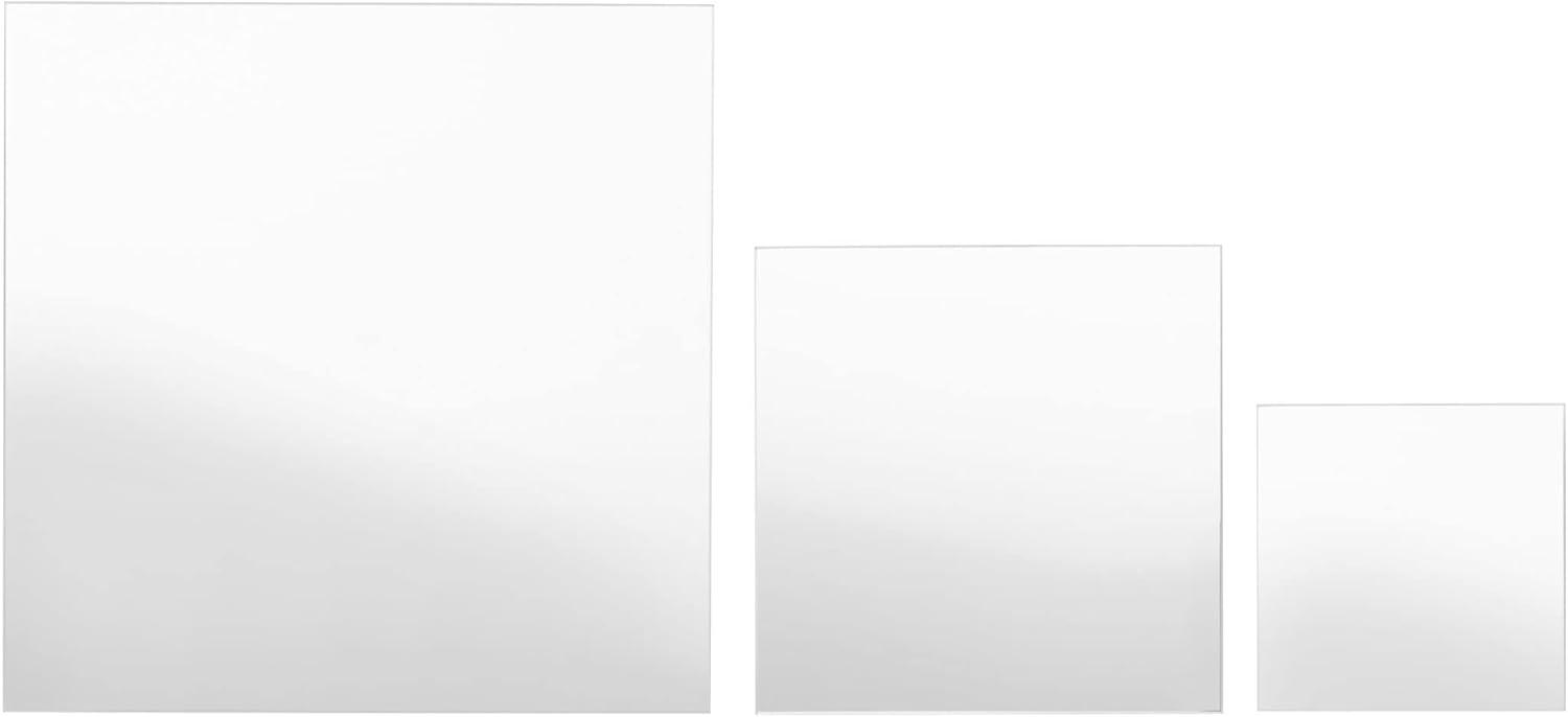 Elements Set of 7 Frameless Wall Mirrors