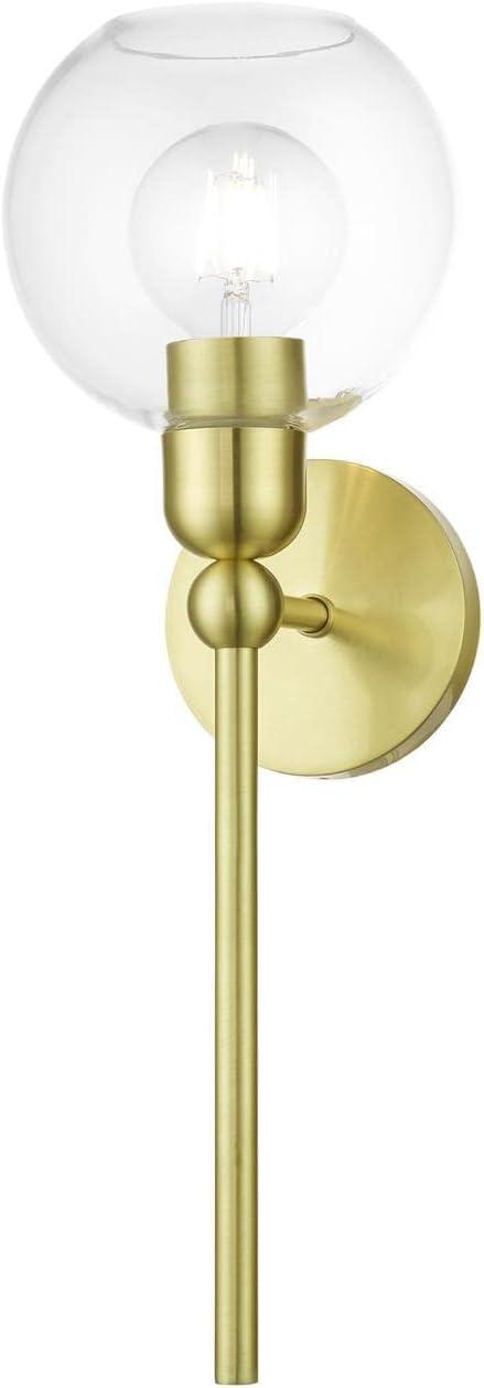 Livex Lighting Downtown 1 - Light Sconce in  Satin Brass