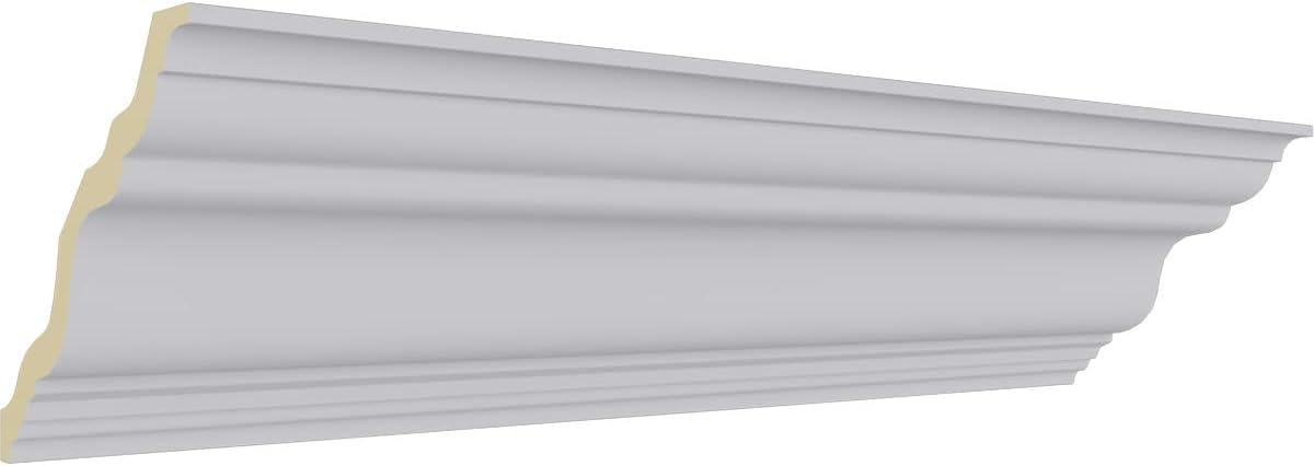 3 7/8"H x 3 7/8"P x 5 1/2"F x 94 1/2"L Dublin Traditional Crown Moulding