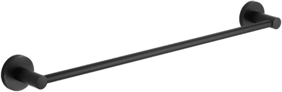 Matte Black 25 Inch Wall Mounted Single Towel Bar