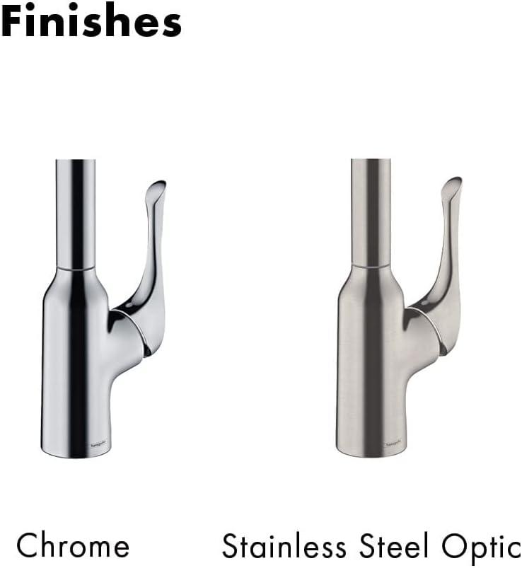 hansgrohe Allegro N HighArc Kitchen Faucet, 2-Spray Pull-Down, 1.75 GPM