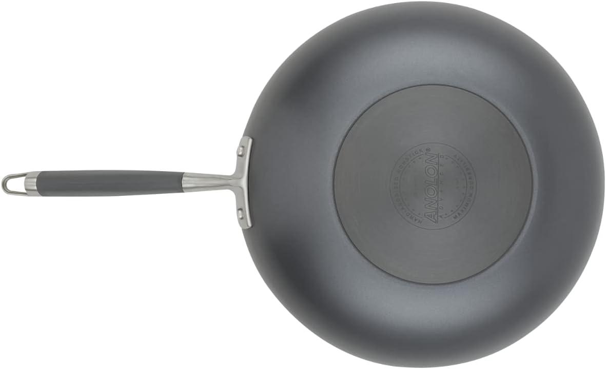 Anolon Anolon Advanced Home Hard Anodized Nonstick Stir Fry Pan / Wok, 12 Inch