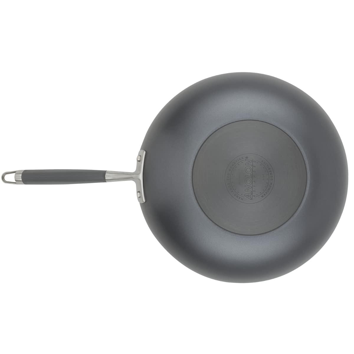 Anolon Anolon Advanced Home Hard Anodized Nonstick Stir Fry Pan / Wok, 12 Inch
