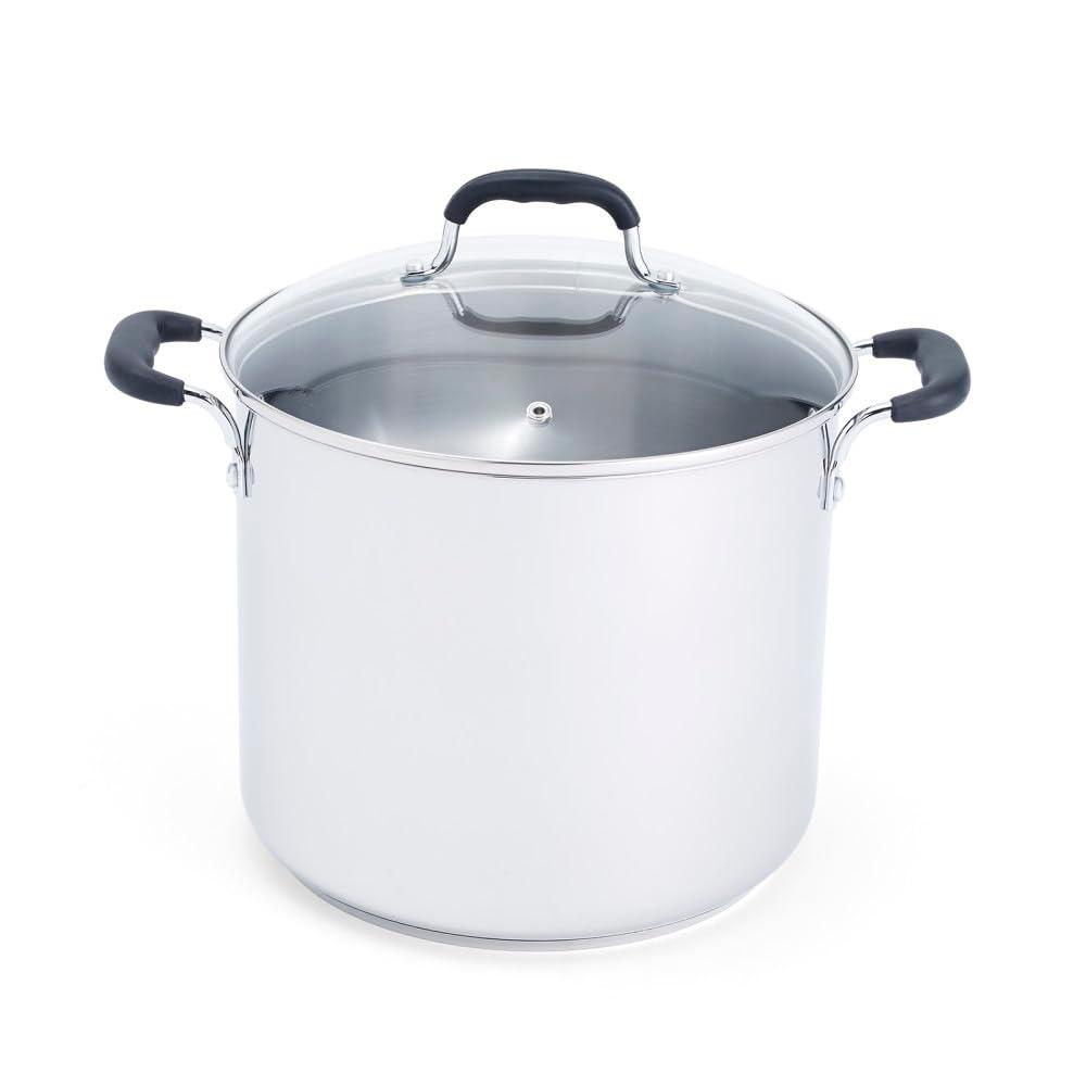 T-fal T-fal Stainless Steel 12 qt. Stockpot with lid