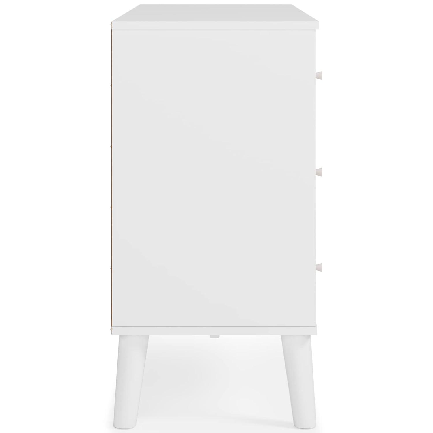 Signature Design by Ashley Contemporary Piperton 6 Drawer Dresser, Two-tone Brown/White