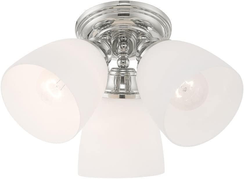 Livex Lighting Somerville 3 - Light Flush Mount in  Bronze