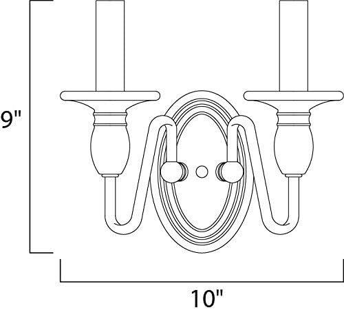 Maxim Lighting Towne 2 - Light Wall Light in  Oil Rubbed Bronze