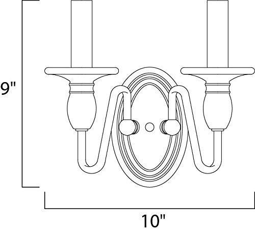Maxim Lighting Towne 2 - Light Wall Light in  Oil Rubbed Bronze
