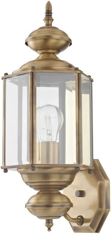 Livex Lighting Outdoor Basics 1 - Light Wall Light in  Polished Brass