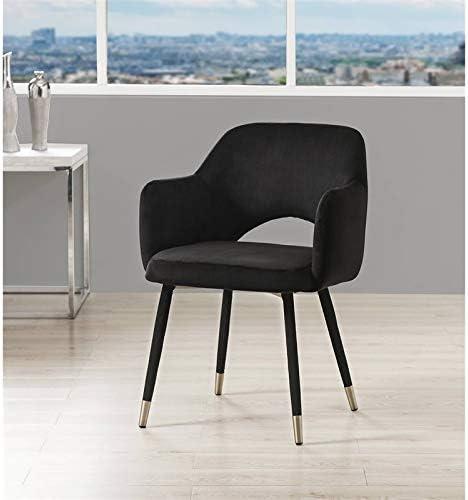 ACME Applewood Accent Chair in Cream Velvet & Gold