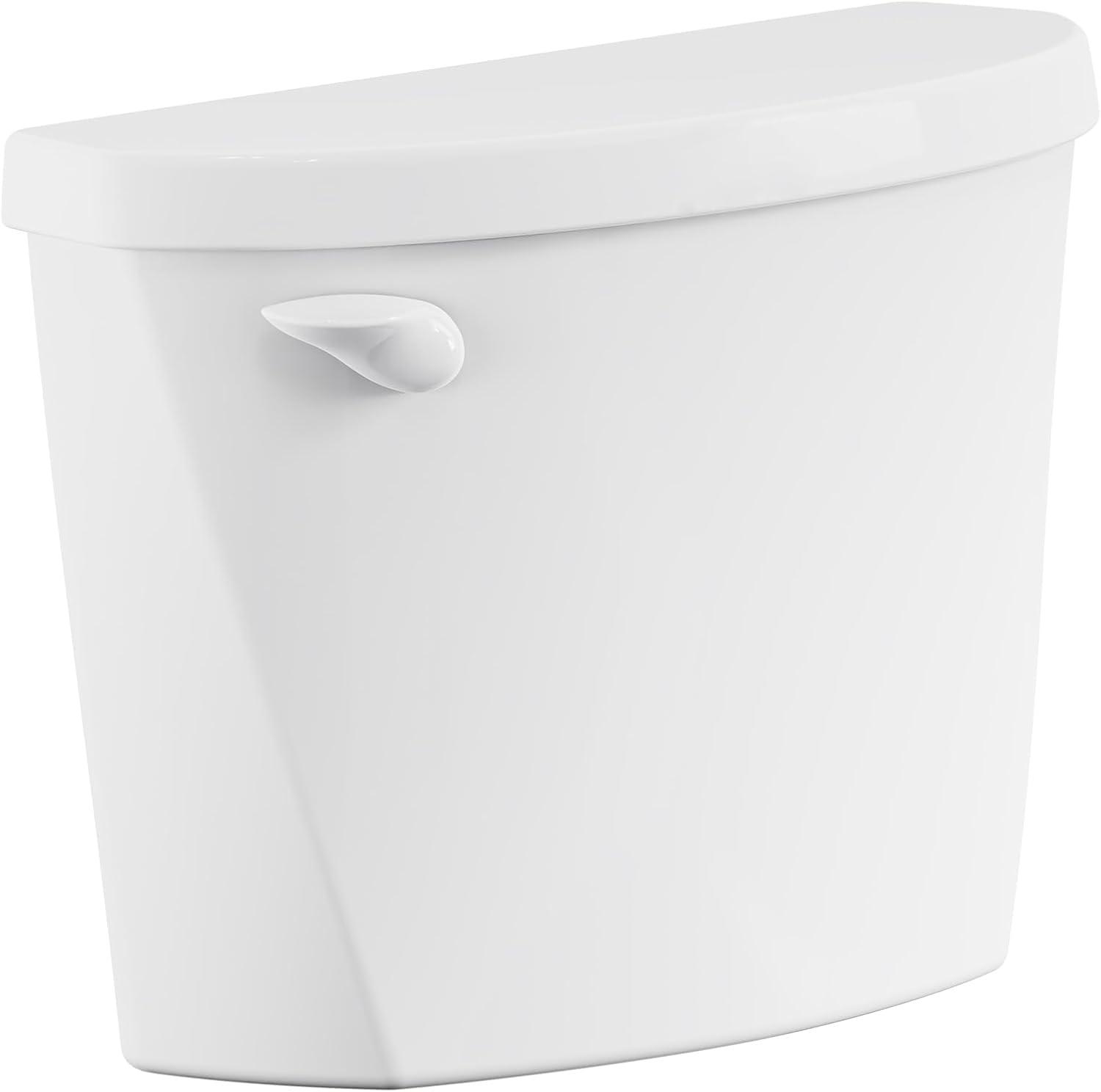 White Vitreous China Water-Saving Toilet Tank