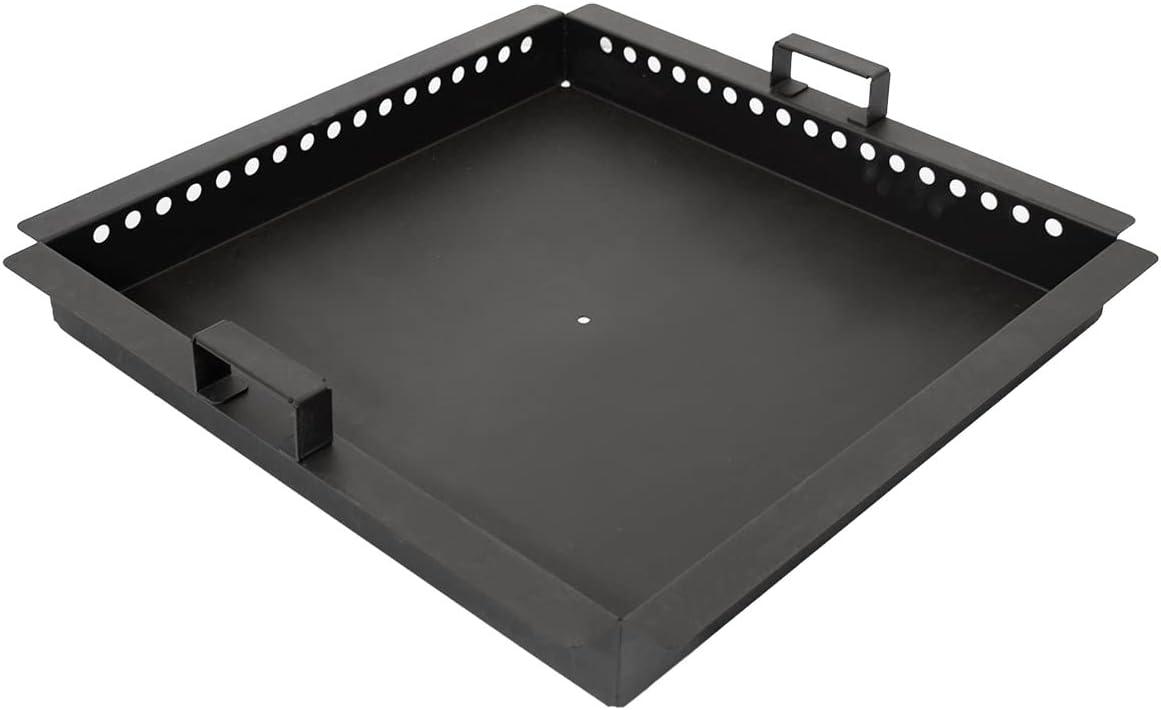 Blue Sky 28" Black Steel Smokeless Square Fire Pit