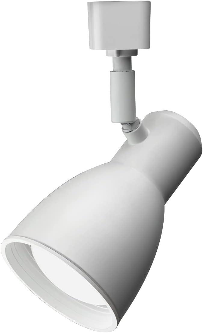 Matte White Adjustable Track Lighting Head