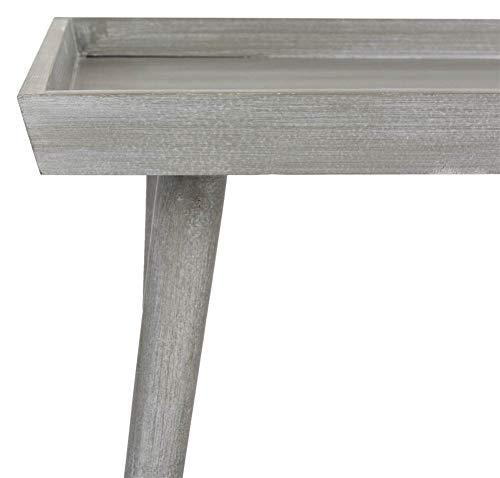 Nonie Coffee Table With Tray - Slate Grey - Safavieh
