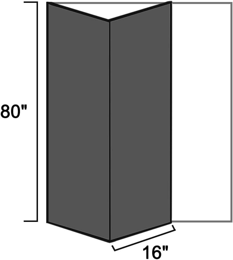 64 in. x 80 in. 1 Panel Shaker Hollow Core White Composite Double Bi-Fold Door with Barn Door Hardware Kit