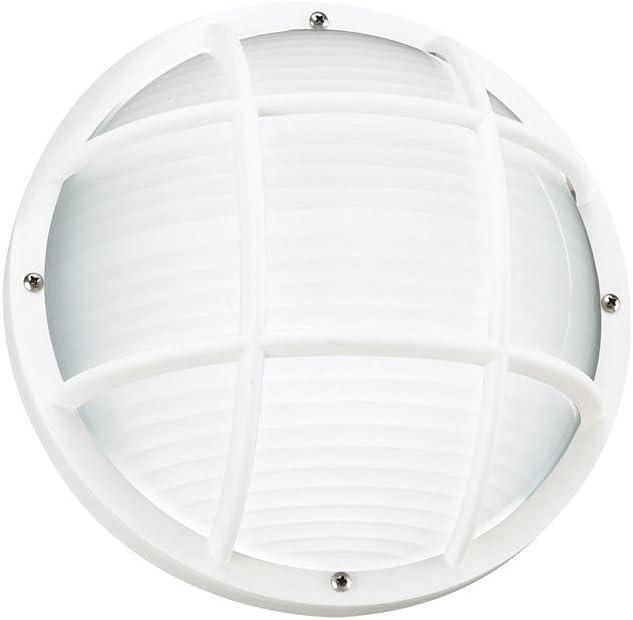 Sea Gull Lighting Generation 89807-15 Contemporary Modern One Light Outdoor Wall Lantern from Seagull-Bayside Collection in White Finish